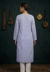 Formals - Riwaj - Fancy 26 -  Ari & Mukesh Work - 2 Pcs - D#01 - Blue 1