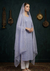 Formals - Riwaj - Fancy 26 -  Ari & Mukesh Work - 2 Pcs - D#01 - Blue 1