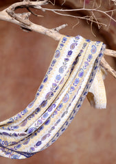 Pashmina Jamawar Scarf D#90 - Fawn