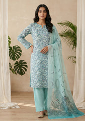 Lawn - Rubaaiyat - R Prints 26 - Volume 3 - D#35 - Aqua