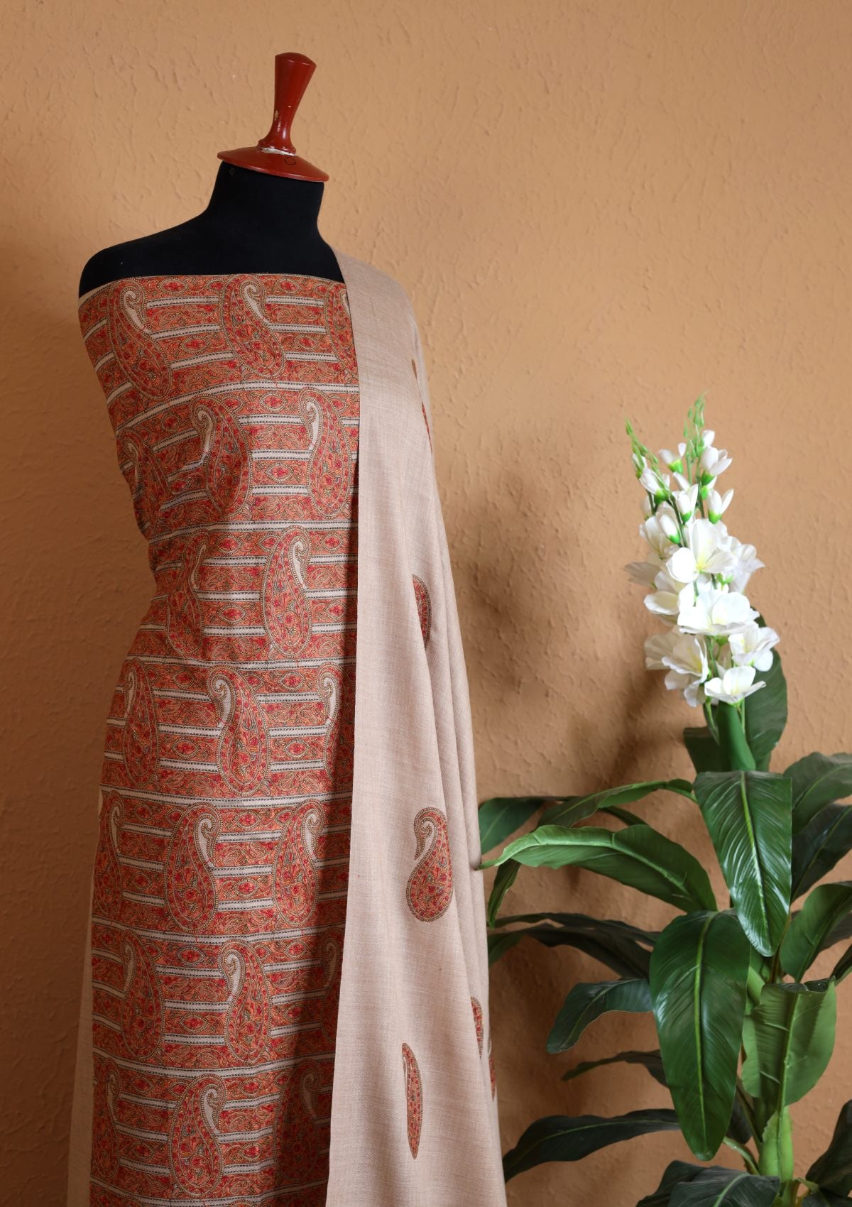 Winter Collection - Riwaj - Pashmina Embroidered Suit - Volume II - D#02 (A)