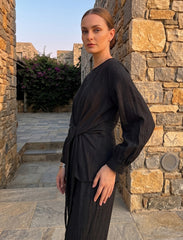 Pret - Moven - Knot Waist Co-ord Set - Black
