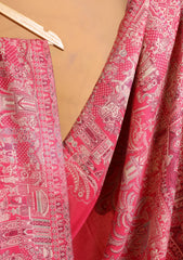 Pashmina Jamawar Shawl D#199 - SH Pink