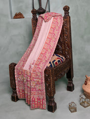 Pashmina Jamawar Shawl D#121 - Fawn