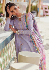 Lawn - Farah Talib Aziz - Luxury Unstitched - FTL25#09 - Lilliana Lavender