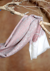 Pashmina Jamawar Scarf D#58 - Fawn