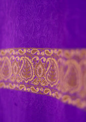 Pashmina Jamawar Shawl D - 33 - Purple