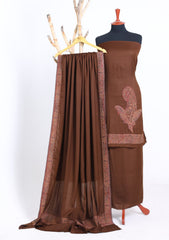 Winter - Riwaj - Pashmina Jamawar Suit - Patch Work - D#02 - Multi
