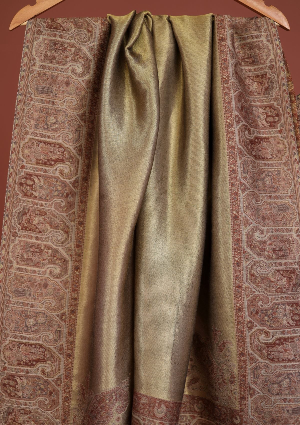 Pashmina Zari Jamawar Shawl D - 18