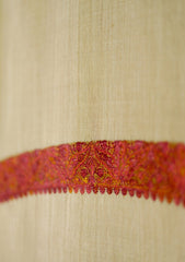 Embroidered Pashmina Shawl D - 03 - G Brown