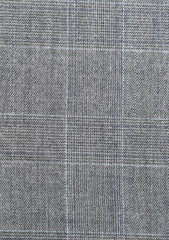 Scabal Pure Worsted Cashmere Wool Fabric - Grey