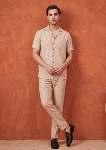 Italian European Cavani Linen Fabric - D Skin
