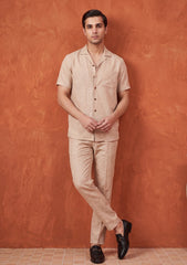 Italian European Cavani Linen Fabric - D Skin