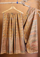 Pashmina Jamawar Shawl D#206 - Mustard