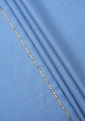 Loro Piana Lightest Aqua Super 150's Wool & Silk Fabric - F Blue
