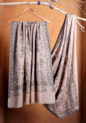 Pashmina Jamawar Shawl D#181 - Skin
