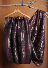 Pashmina Zari Jamawar Shawl D#14 - N Blue