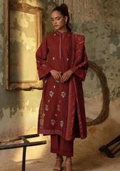 Winter - Sahar - Fall Edit - Embroidered 25 - AW1-25#Z14 - Royal Berry