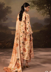 Winter - Riaz Arts - Neelum - Self Jacquard Leather Peach - NL25#04