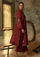 Winter - Sahar - Fall Edit - Embroidered 25 - AW1-25#Z14 - Royal Berry