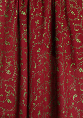 Pashmina Kashmiri Jaaldar Scarf D#28 - Maroon