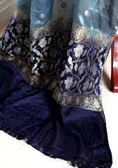 Formals - Fancy Closet - 2 pcs Suit - Chiffon Jamawar D#76 Grey