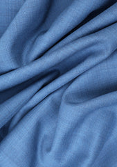 Loro Piana Lightest Aqua Super 150's Wool & Silk Fabric - F Blue