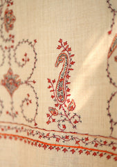 Pashmina Wool Kashmiri Shawl D - 14 - Skin