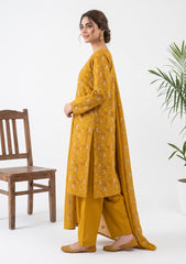 Winter - Rubaaiyat - Pashmina Embroidered 26 - D#09 - Mustard