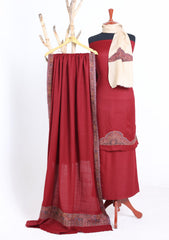 Winter - Riwaj - Pashmina Jamawar Suit - Patch Work - D#14 - Multi