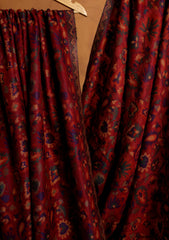 Pashmina Jamawar Shawl D#19 - Red