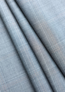Drago Luxury Micron Super 160's Wool Fabric - Grey