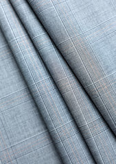 Drago Luxury Micron Super 160's Wool Fabric - Grey