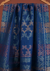 Silk Kaani Jamawar Shawl D - 03 - B Zink