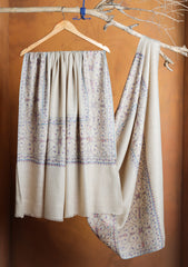 Pashmina Kashmiri Border Shawl D#128 - F Skin
