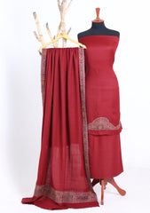 Winter - Riwaj - Pashmina Jamawar Suit - Patch Work - D#14 - Multi