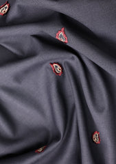 Harrington Grayson France Cashmere Wool Fabric - C Grey