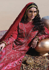 Nureh - Aman Luxury Lawn 26 - NE#230 - Kiraz