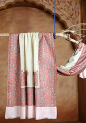 Pashmina Jamawar Scarf D#60 - L Pink