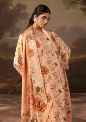 Winter - Riaz Arts - Neelum - Self Jacquard Leather Peach - NL25#04