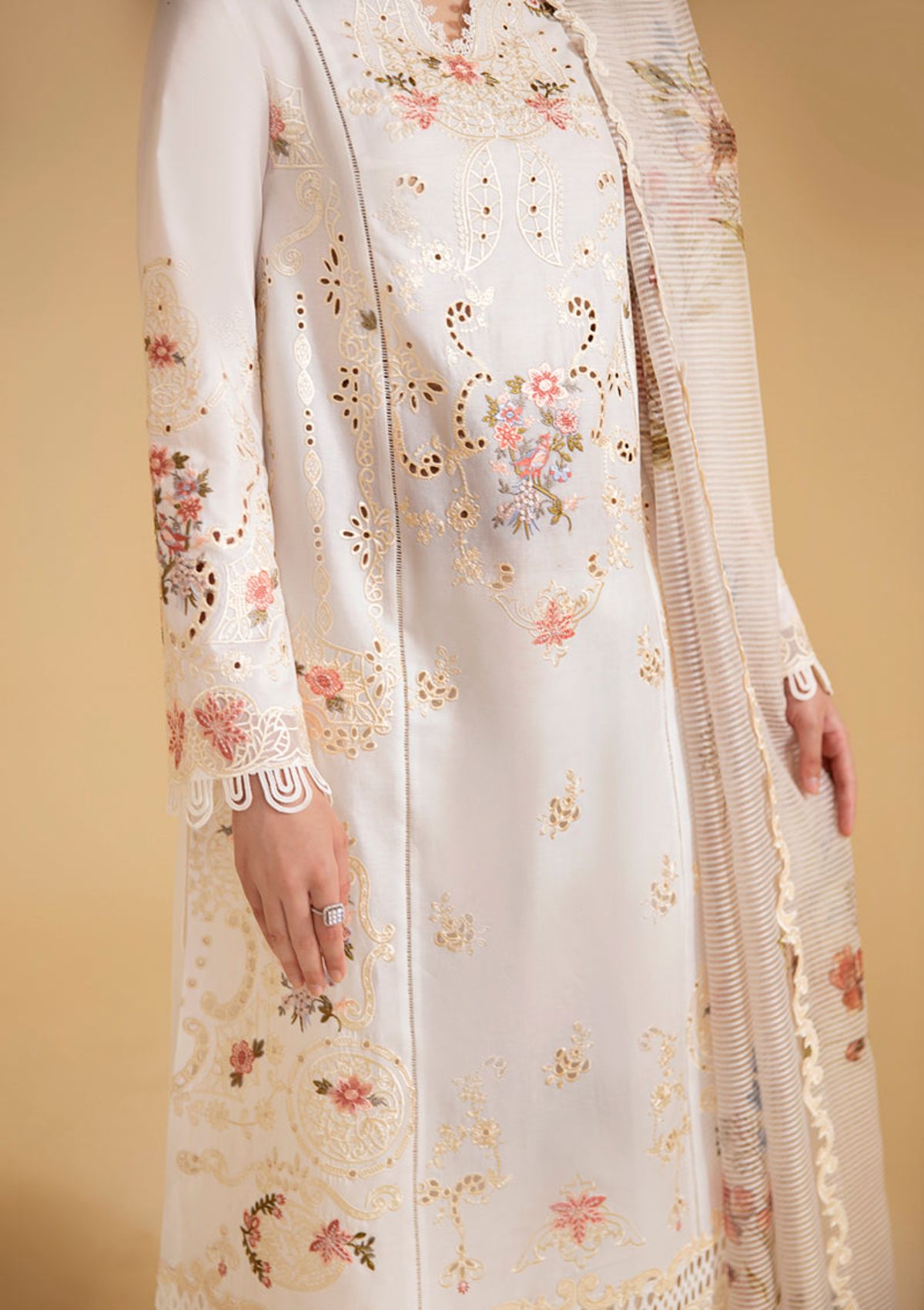 Lawn Collection - Qalamkar - Qlinekari 24 - SQ#01 - AFROZEH