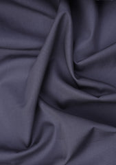 Italian Finish Selvage Plain Cotton Fabric - M Grey