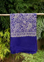 Ari Work Wool Shawl D - 52 - R Blue
