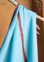 Pashmina Embroidered Border Shawl D#217 - Ferozi