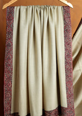 Pashmina Kashmiri Border Shawl D#119 - L Pista