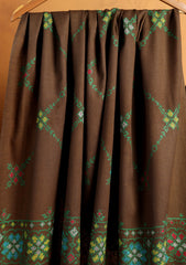 Pashmina Needle Work Shawl D#19 - CH Brown