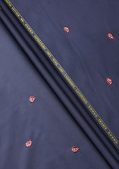 Harrington Grayson France Cashmere Wool Fabric - N Blue