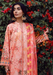Lawn - Sahar - Mirha 26 - SS1-26-04 - Peachy Cascade