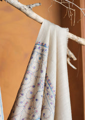 Pashmina Kashmiri Border Shawl D#128 - F Skin