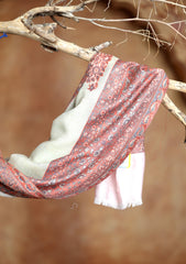 Pashmina Jamawar Scarf D#60 - L Pink